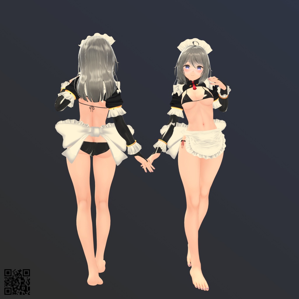 【モフィラ用】メイドビキニ - Maid Bikini - for Mophira