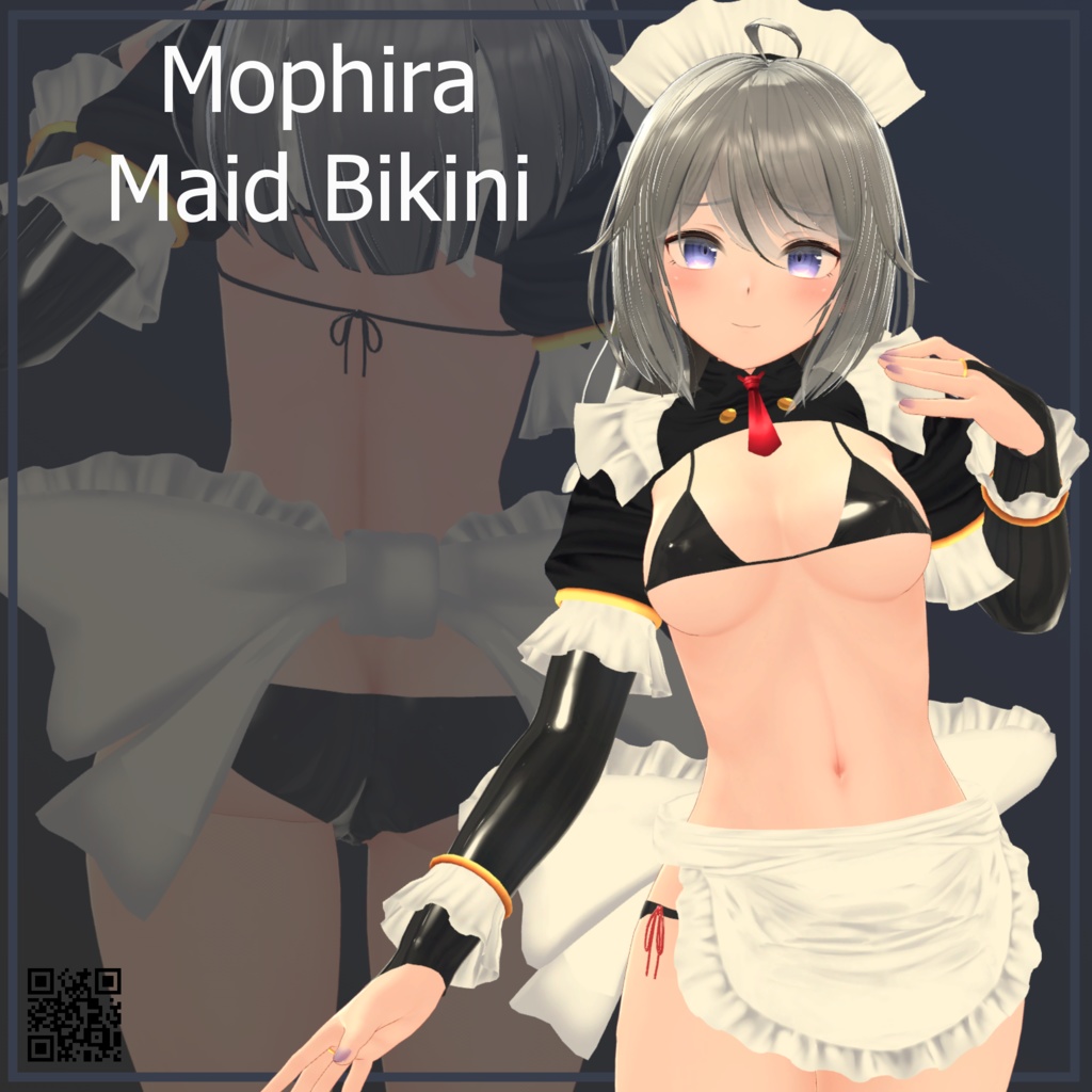 【モフィラ用】メイドビキニ - Maid Bikini - for Mophira