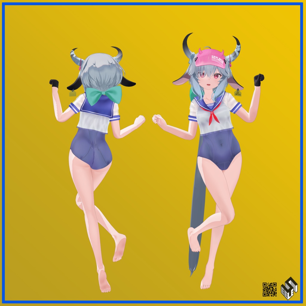 【ウユ用】ビキニパーカー/バニースーツMKII/カジュアルゴシック/セーラースクール水着 - Bunny MKII/Bikini Parker/Sailor School Swimsuit/Casual Gothic - for Uyoo