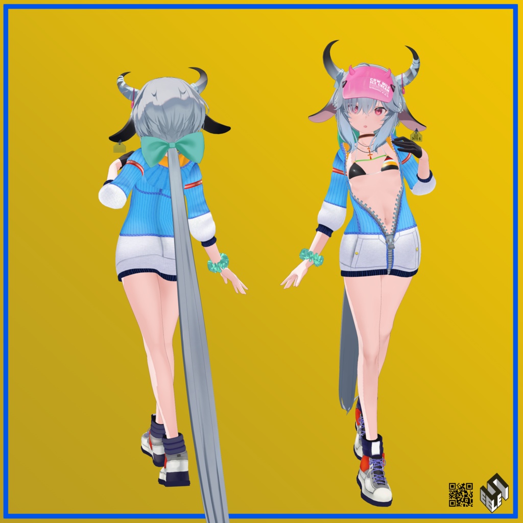 【ウユ用】ビキニパーカー/バニースーツMKII/カジュアルゴシック/セーラースクール水着 - Bunny MKII/Bikini Parker/Sailor School Swimsuit/Casual Gothic - for Uyoo