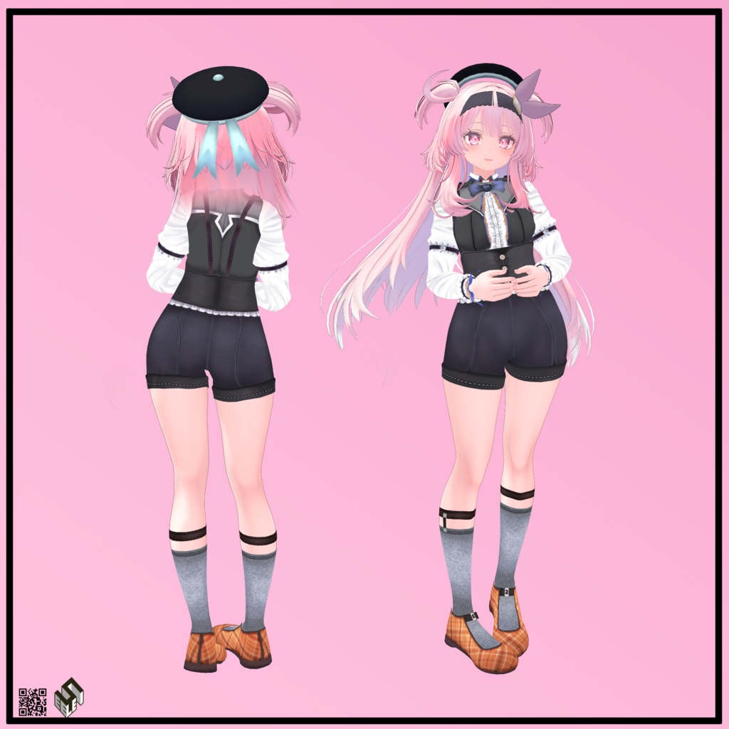 【セレスティア用】ビキニパーカー/カジュアルゴシック/セーラースクール水着 - Bikini Parker/Sailor School Swimsuit/Casual Gothic - for Selestia