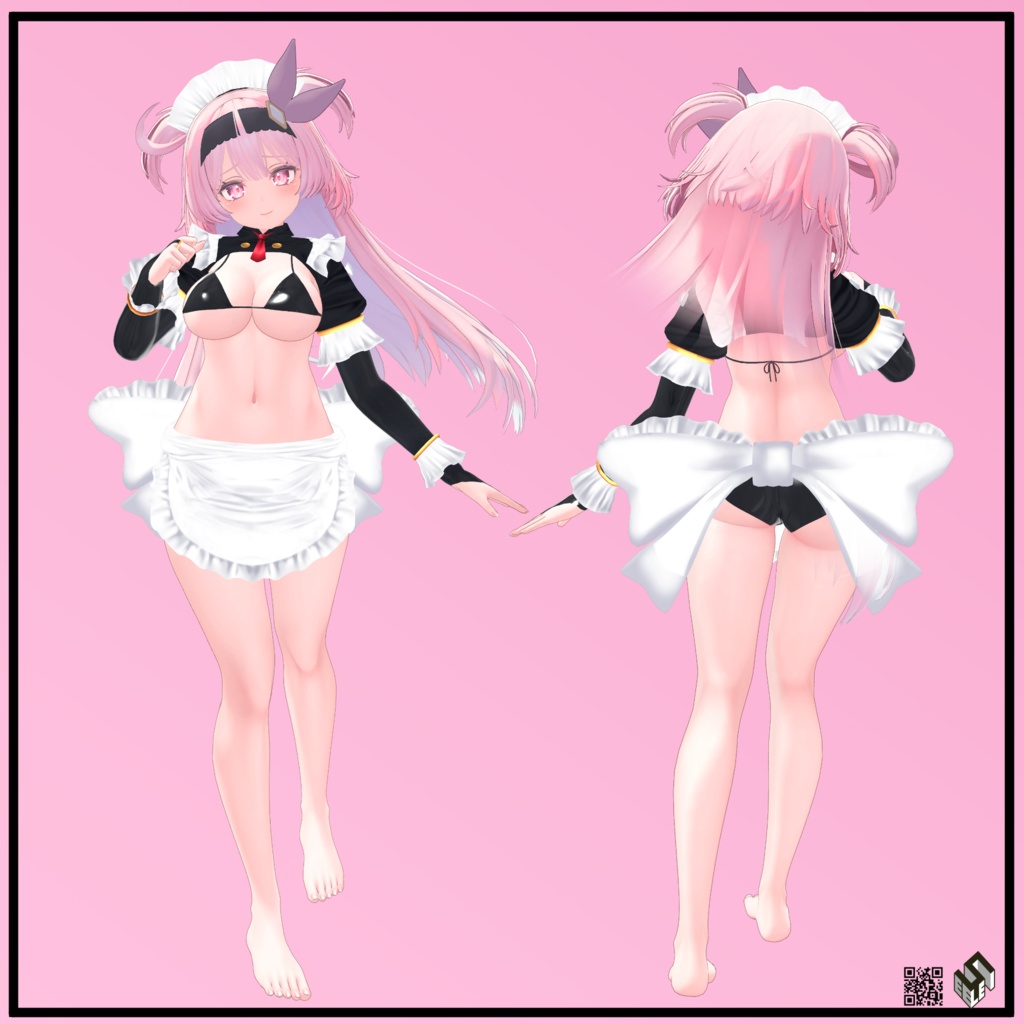 【セレスティア用】メイドビキニ/バニースーツMKII/レオタードセーター - Bunny Suit MKII/Maid Bikini /Leotard Sweater - for Selestia
