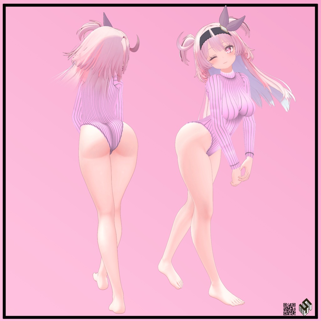 【セレスティア用】メイドビキニ/バニースーツMKII/レオタードセーター - Bunny Suit MKII/Maid Bikini /Leotard Sweater - for Selestia