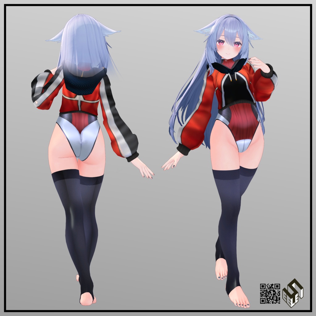 【桔梗用】レオタードパーカー - Leotard Parker - for Kikyo