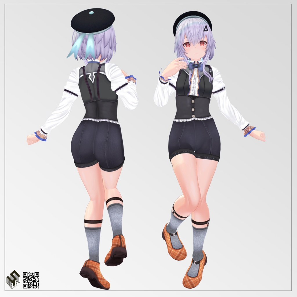 【シャーロピュア用】レオタードセーター/ カジュアルゴシック/ ビキニパーカー- Leotard Sweater/ Casual Gothic/ Bikini Parker - for Shaclo -Pure-