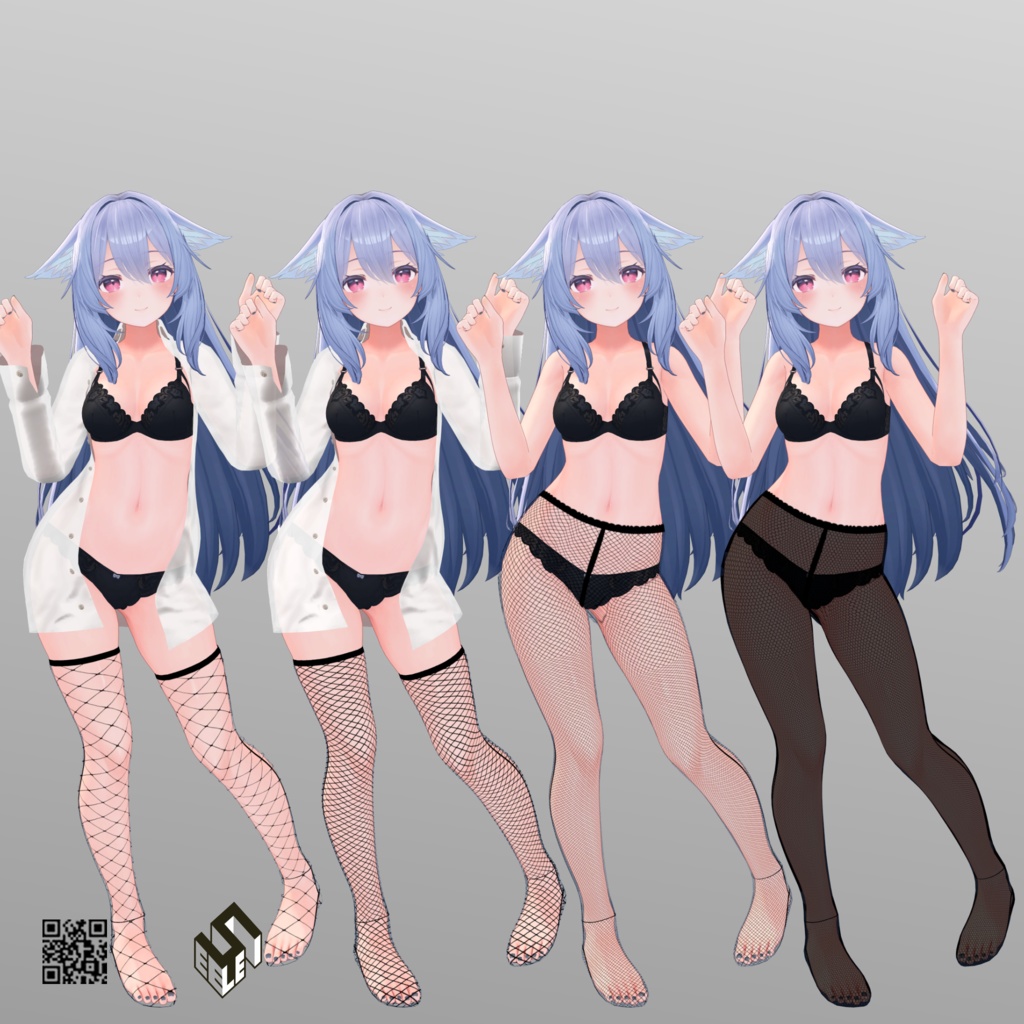 【桔梗用】網タイツ - Fishnet Tights - For Kikyo