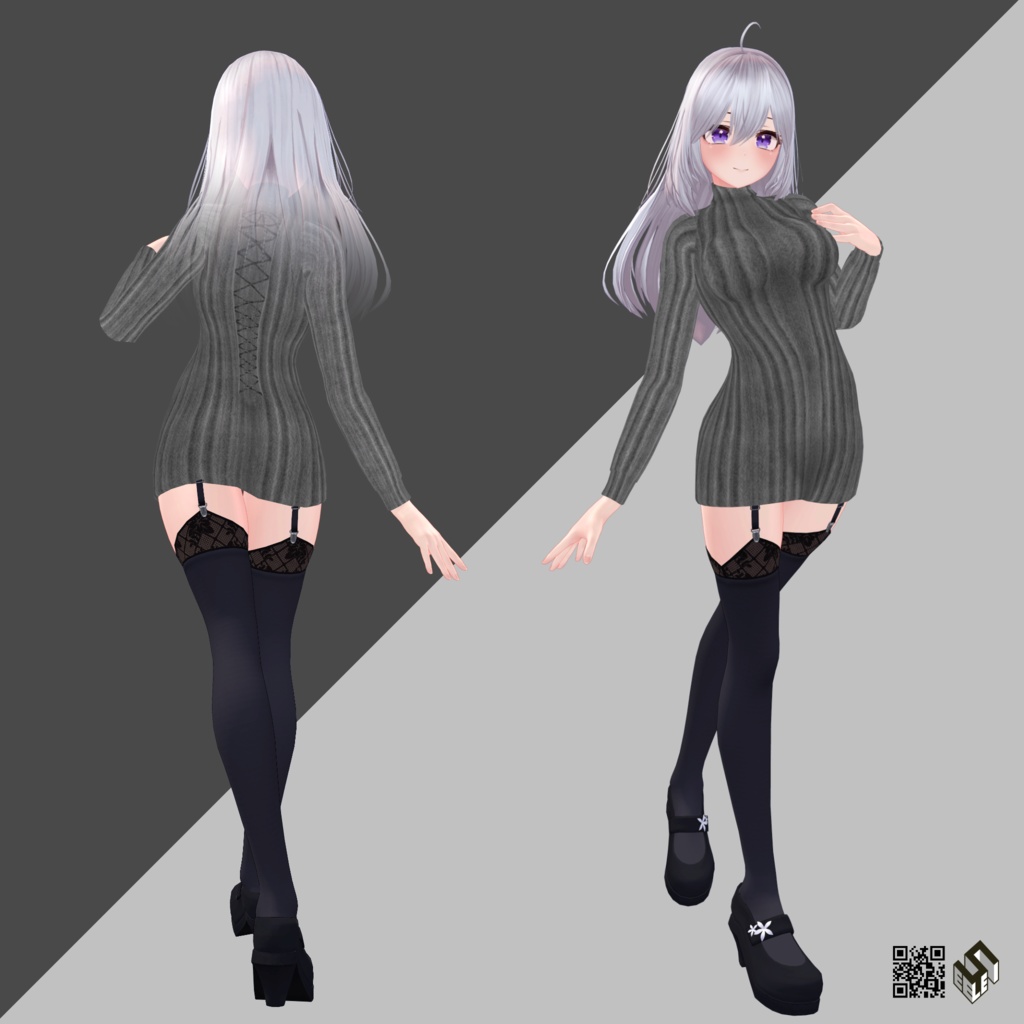 【チューベローズ用】ビキニパーカー/ セータードレス/ 猫ランジェリー - Bikini Parker/ Sweater Dress/ Neko Lingerie - for TubeRose