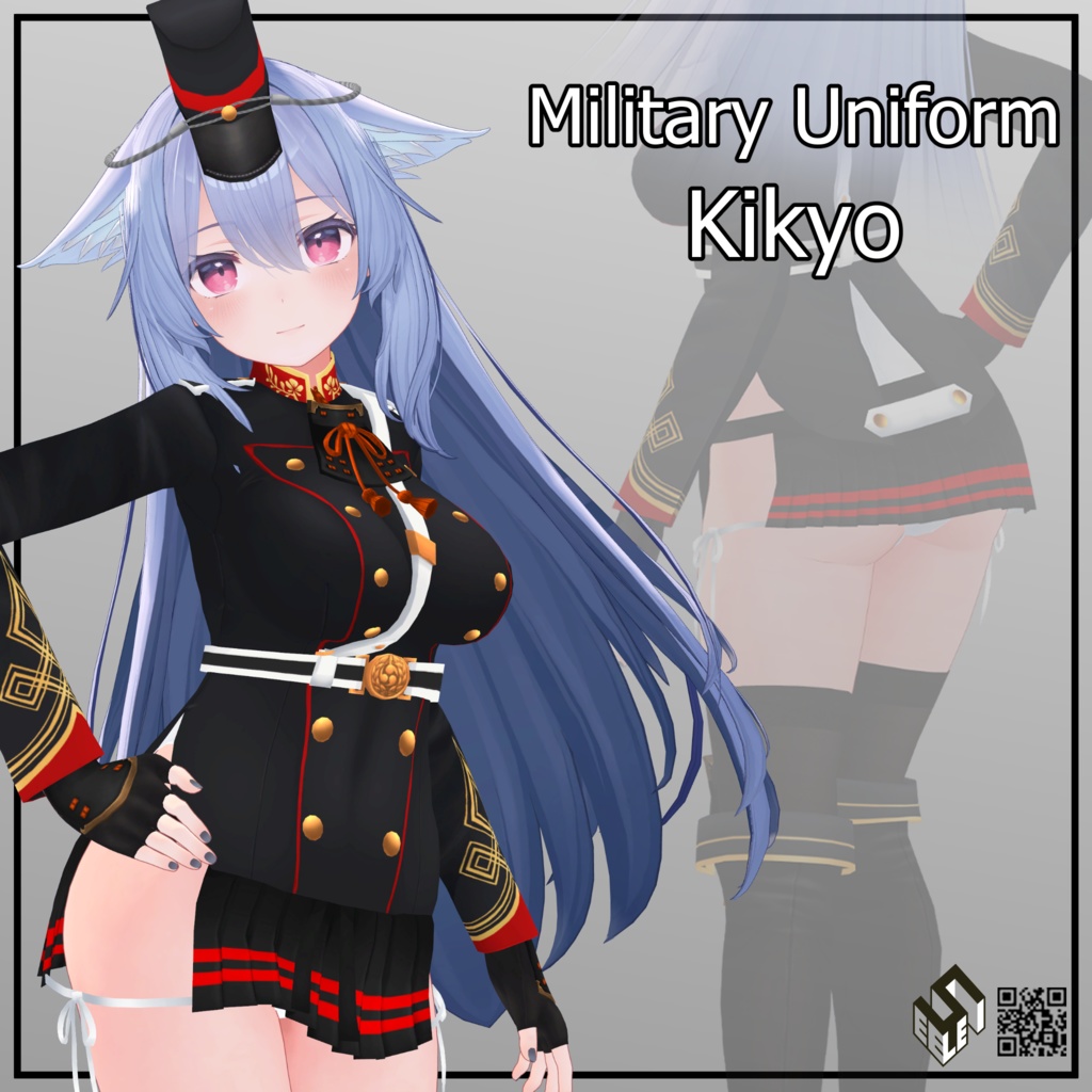 【桔梗用】和風軍服 - Military Uniform - for Kikyo