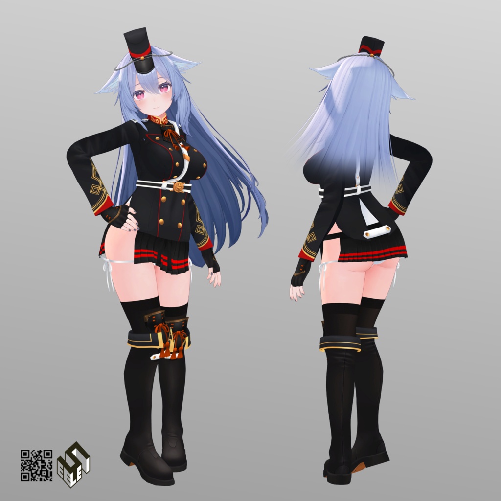 【桔梗用】和風軍服 - Military Uniform - for Kikyo