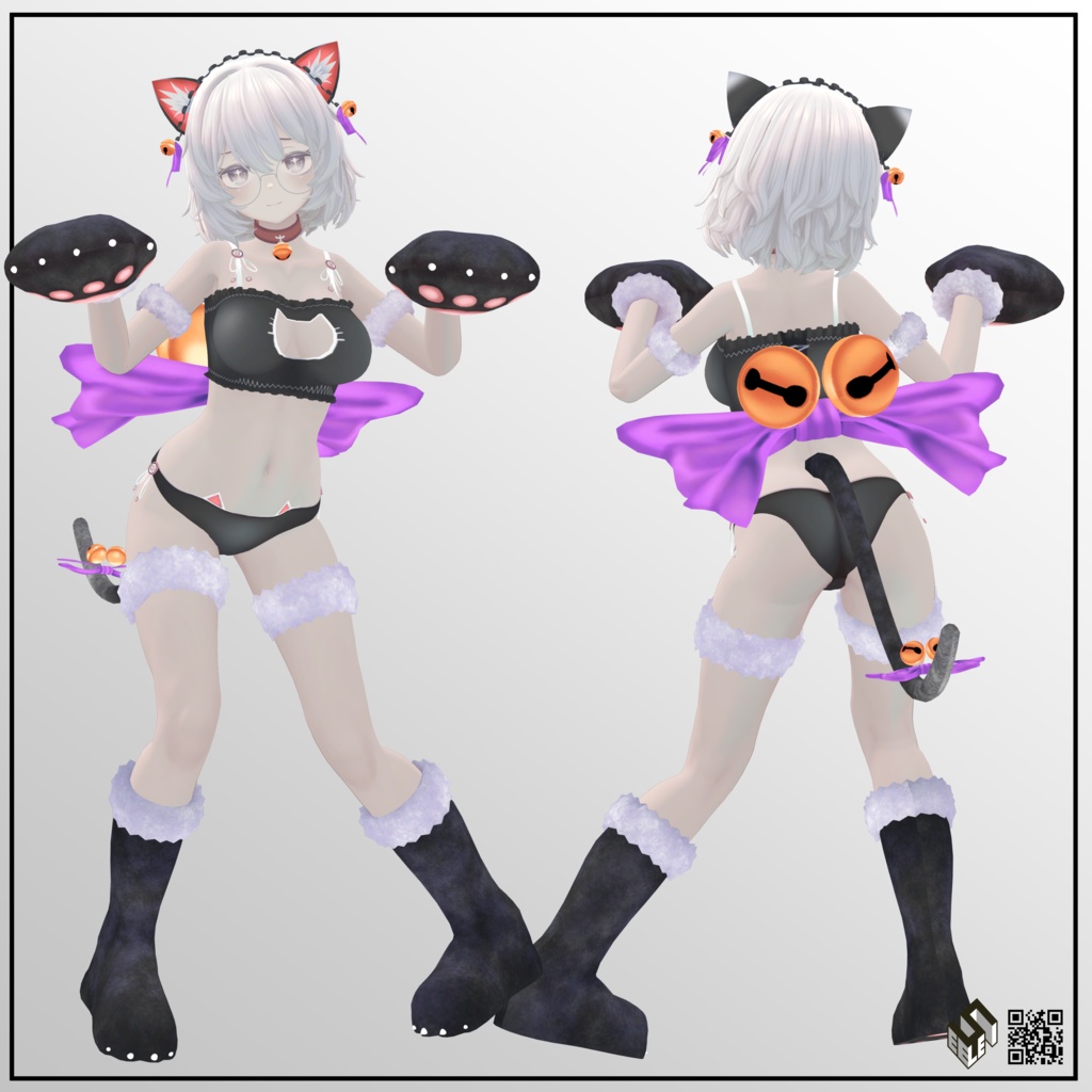 【Emmelie用】猫ランジェリー - Neko Lingerie - for Emmelie