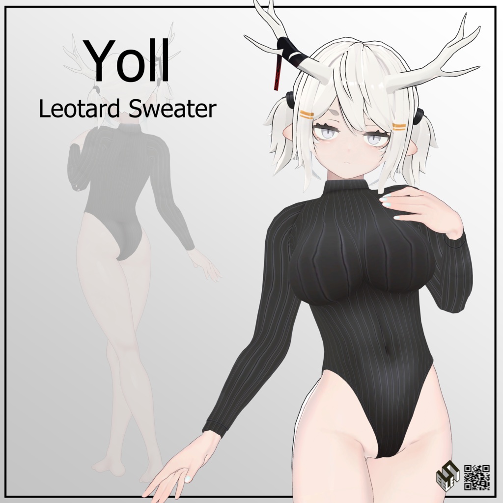【龍のヨルちゃん用】レオタードセーター - Leotard Sweater - for Yoll