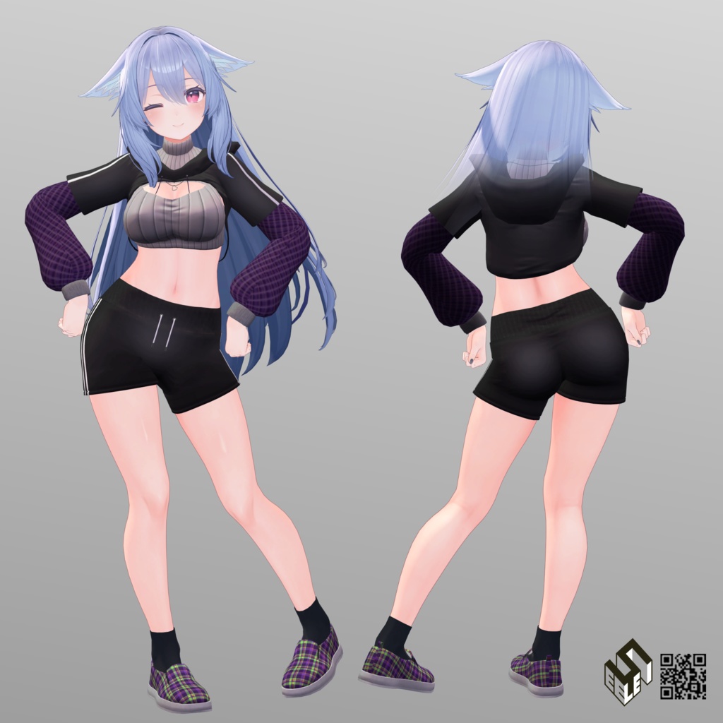 【桔梗用】カジュアルクロップトップ - Casual Crop Top - For Kikyo