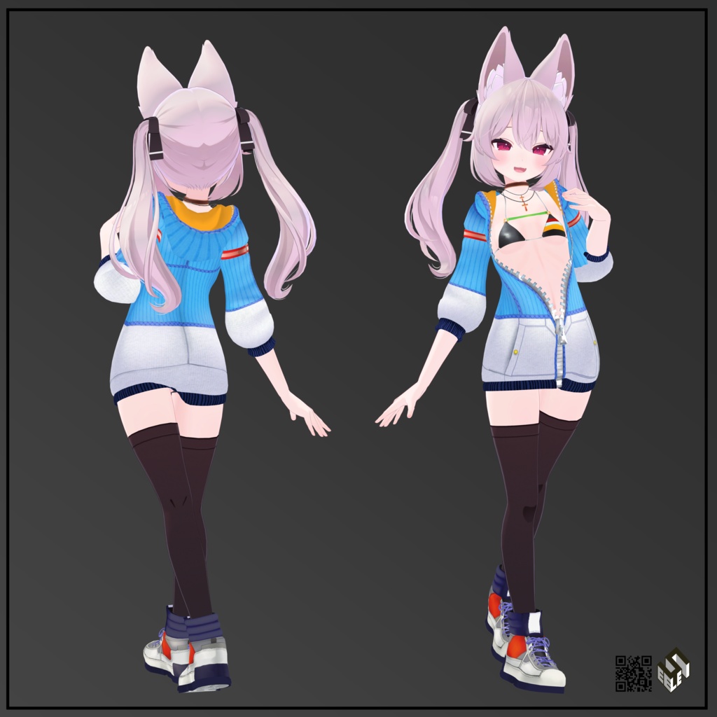 【カリン用】猫ランジェリー/ビキニパーカー/セーラーレオタード - Neko Lingerie/ Bikini Parker/ Sailor Leotard - for Karin