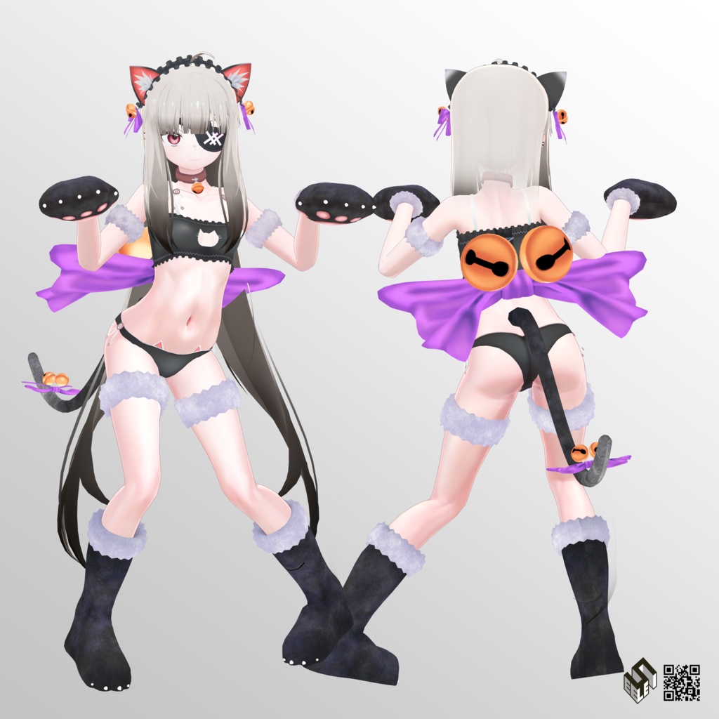 【ユギ & ミヨ用】猫ランジェリー - Neko Lingerie - for Yugi & Miyo