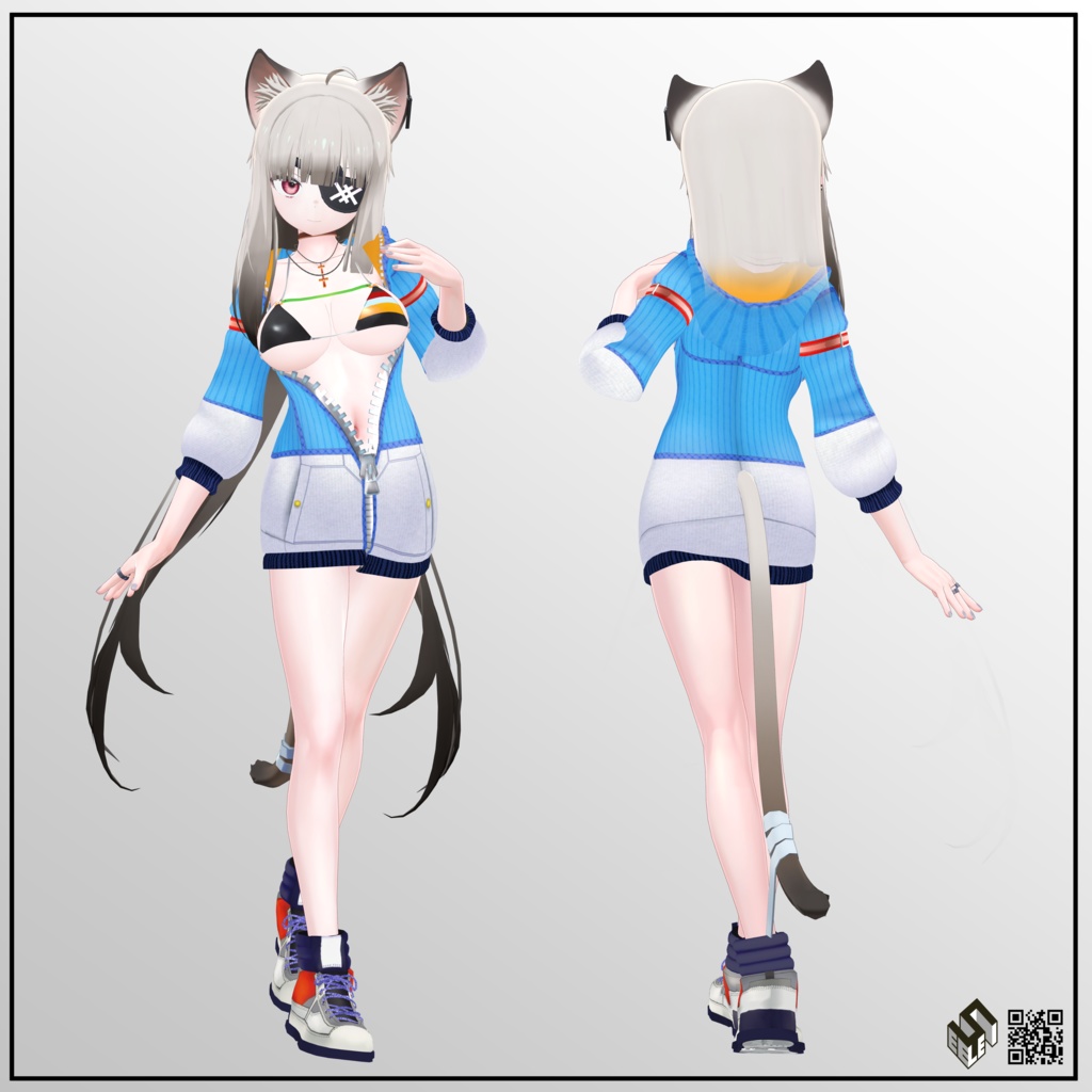 【ユギ & ミヨ用】ビキニパーカー - Bikini Parker - for Yugi & Miyo