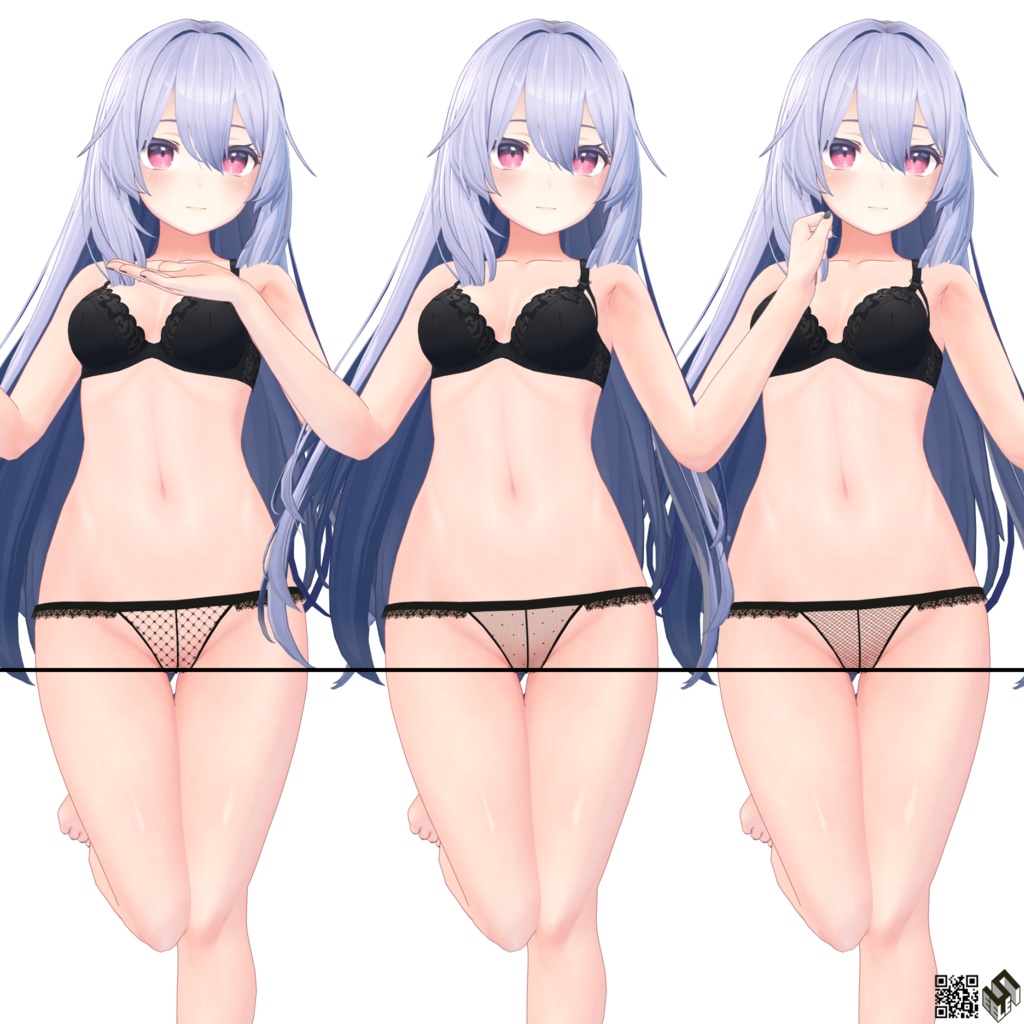 【38モデル対応】網パンツ - Fishnet Panties -for 38 Avatars-