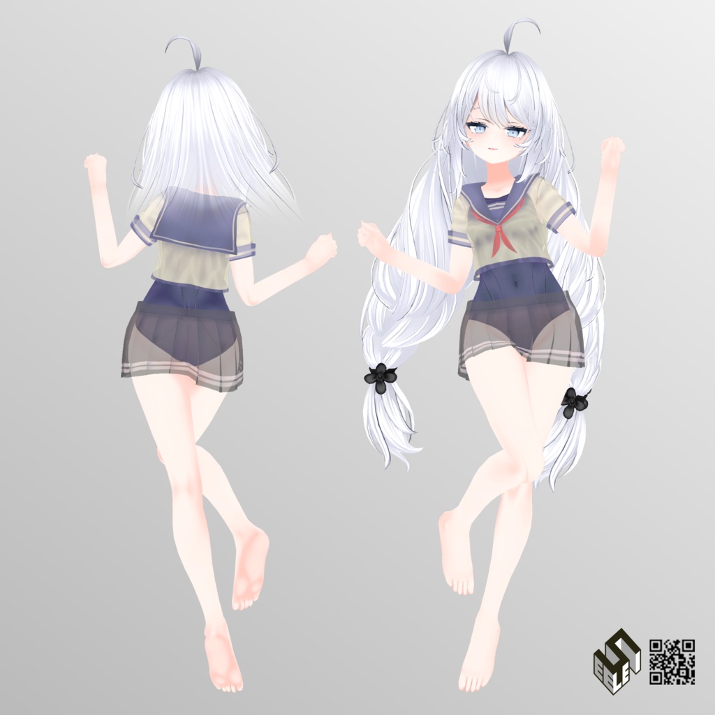 【フィオナ用】セーラースクール水着 - Sailor School Swimsuit - for Fiona