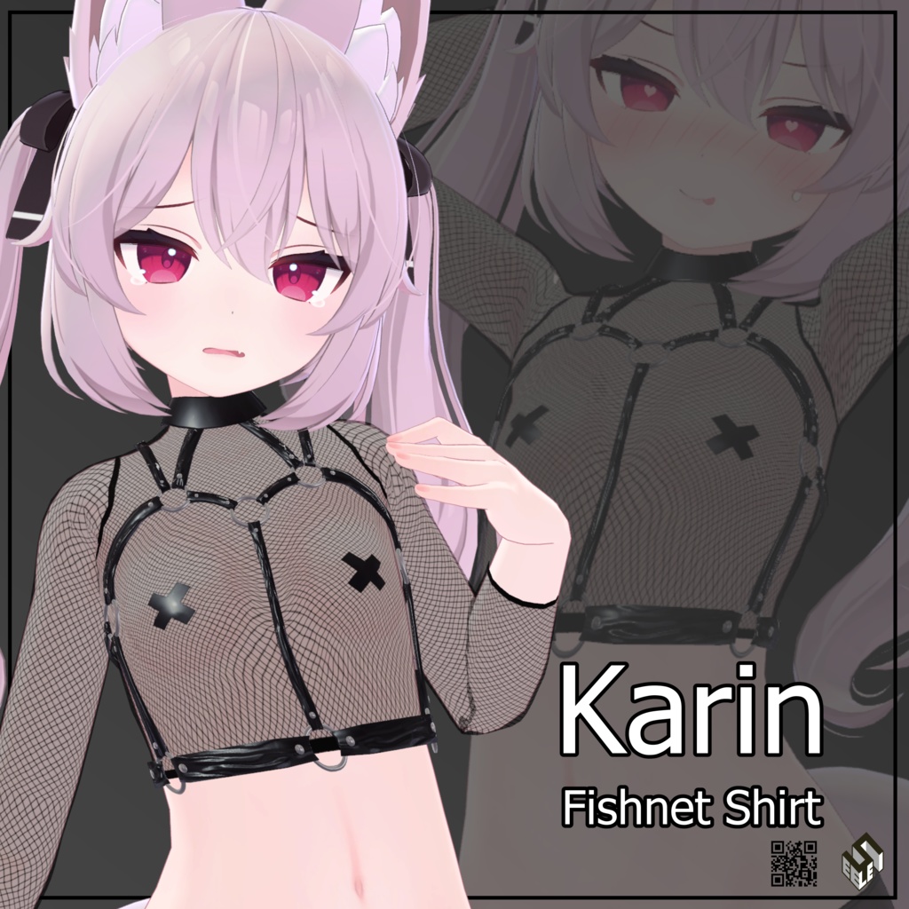【カリン用】メッシュシャツ - Fishnet Shirt - For Karin