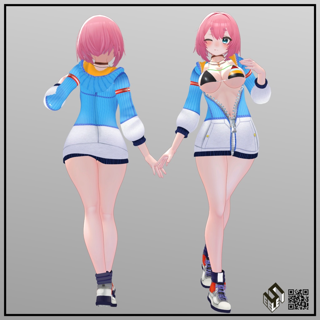 【Apollo用】猫ランジェリー/ビキニパーカー/レオタードセーター - Neko Lingerie/ Bikini Parker/ Leotard Sweater - for Apollo