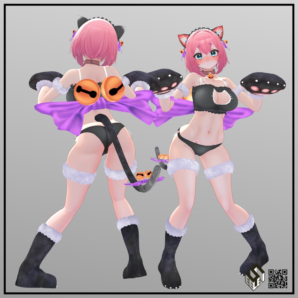 【Apollo用】猫ランジェリー/ビキニパーカー/レオタードセーター - Neko Lingerie/ Bikini Parker/ Leotard Sweater - for Apollo