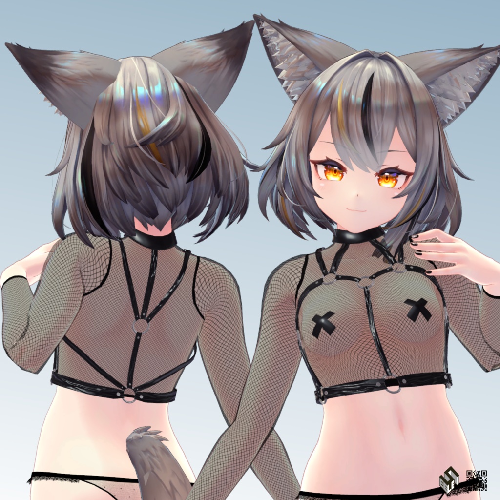 【ミュリシア用】メッシュシャツ - Fishnet Shirt - For Mulicia