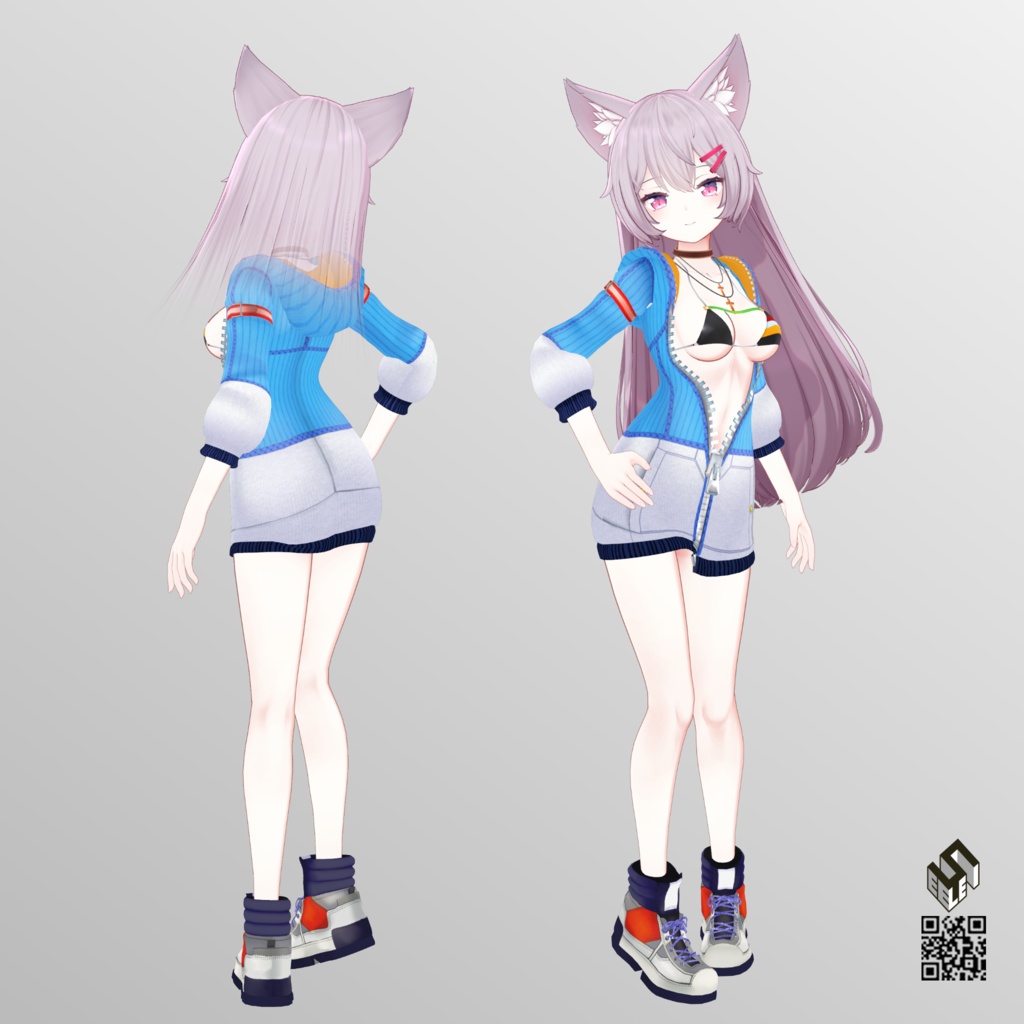 【ルフィナ用】ビキニパーカー - Bikini Parker - for Rufina