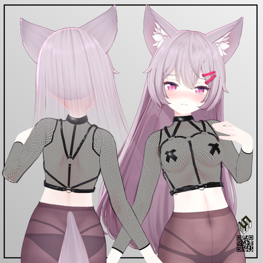 【ルフィナ用】メッシュシャツ - Fishnet Shirt - for Rufina