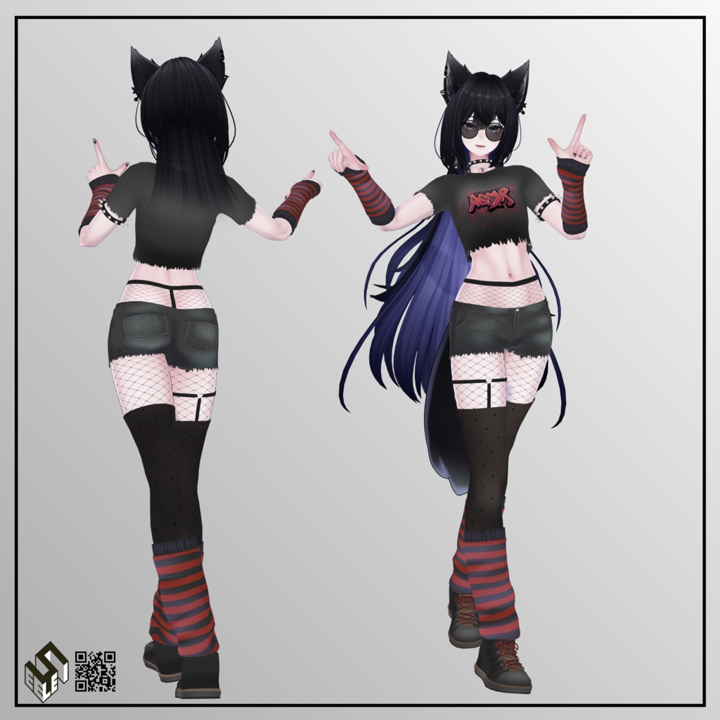 【ラシューシャ用】パンク Frei/ レオタードセーター Punk Frei/ Leotard Sweater - for Lasyusya