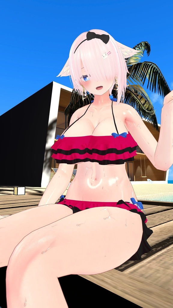 【桔梗用】フリフリビキニ - Frill Bikini - for Kikyo