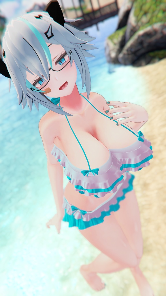 【桔梗用】フリフリビキニ - Frill Bikini - for Kikyo