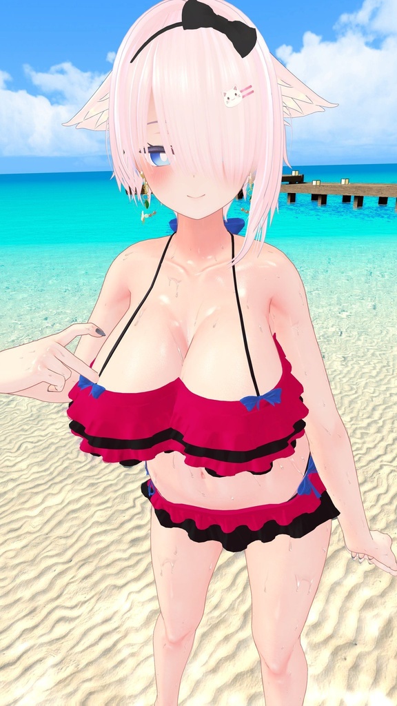 【桔梗用】フリフリビキニ - Frill Bikini - for Kikyo