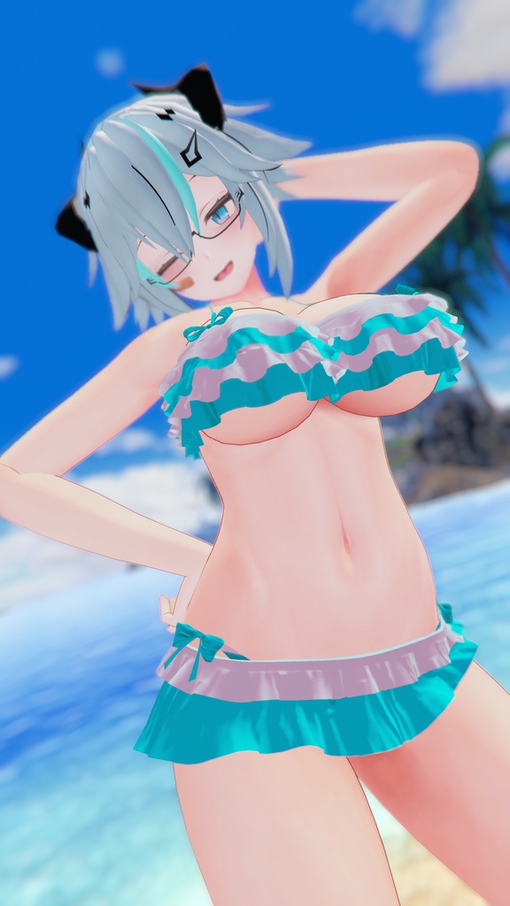 【桔梗用】フリフリビキニ - Frill Bikini - for Kikyo