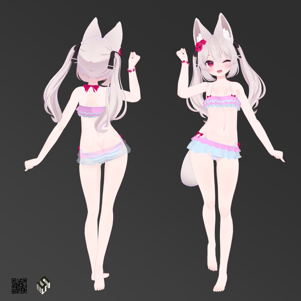 【カリン用】フリフリビキニ - Frill Bikini - for Karin