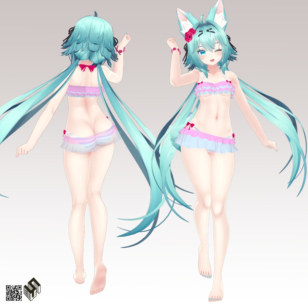 【竜胆用】フリフリビキニ - Frill Bikini - for Rindo