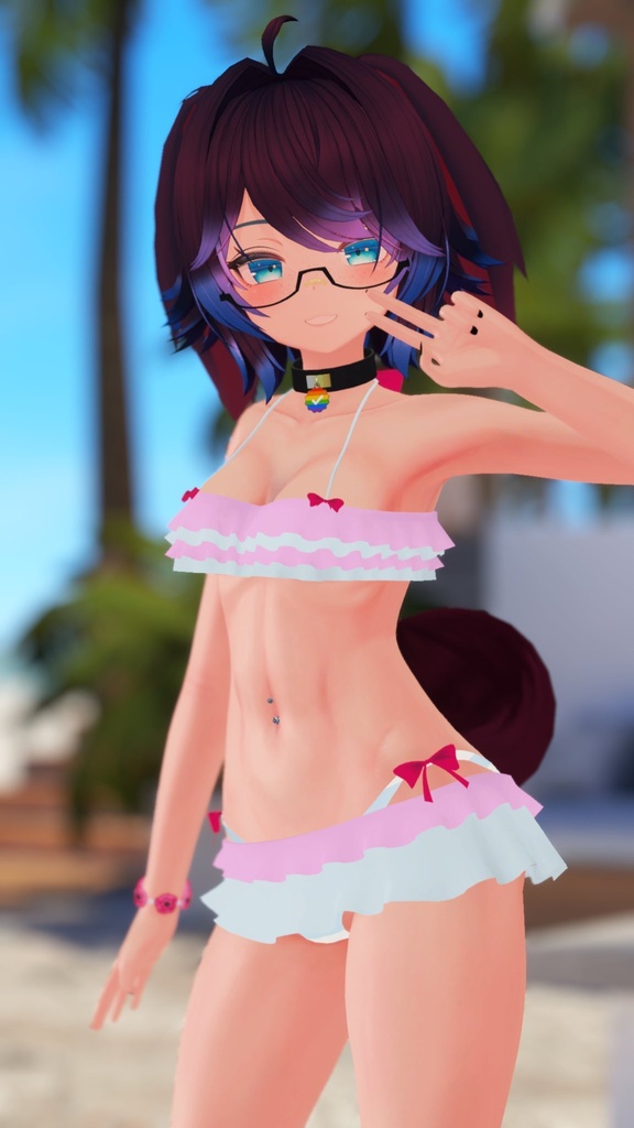 【竜胆用】フリフリビキニ - Frill Bikini - for Rindo