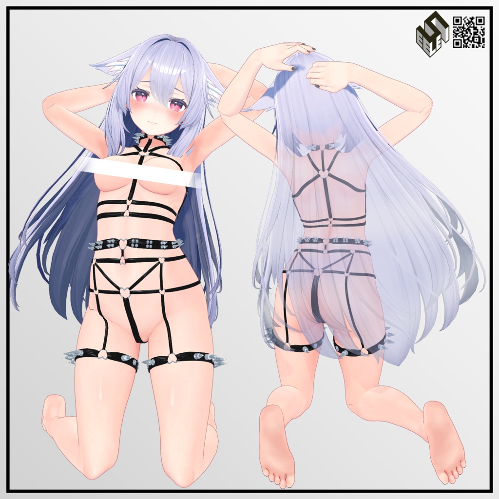 【桔梗用】ボディーハーネス『ゲファー』 - Body Harness『Gefahr』 - For Kikyo