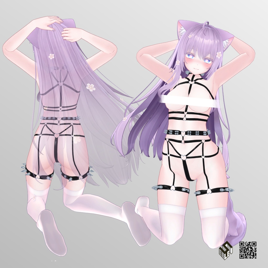 【萌用】ボディーハーネス『ゲファー』 - Body Harness『Gefahr』 - For Moe