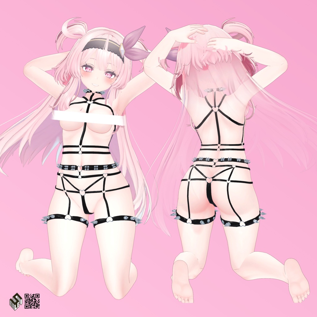 【セレスティア用】ボディーハーネス『ゲファー』 - Body Harness『Gefahr』 - For Selestia