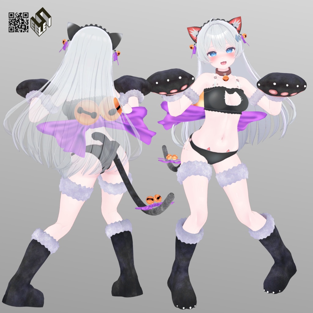 【ライム ショコラ シフォン用】猫ランジェリー - Neko Lingerie - for Lime Chocolat Chiffon