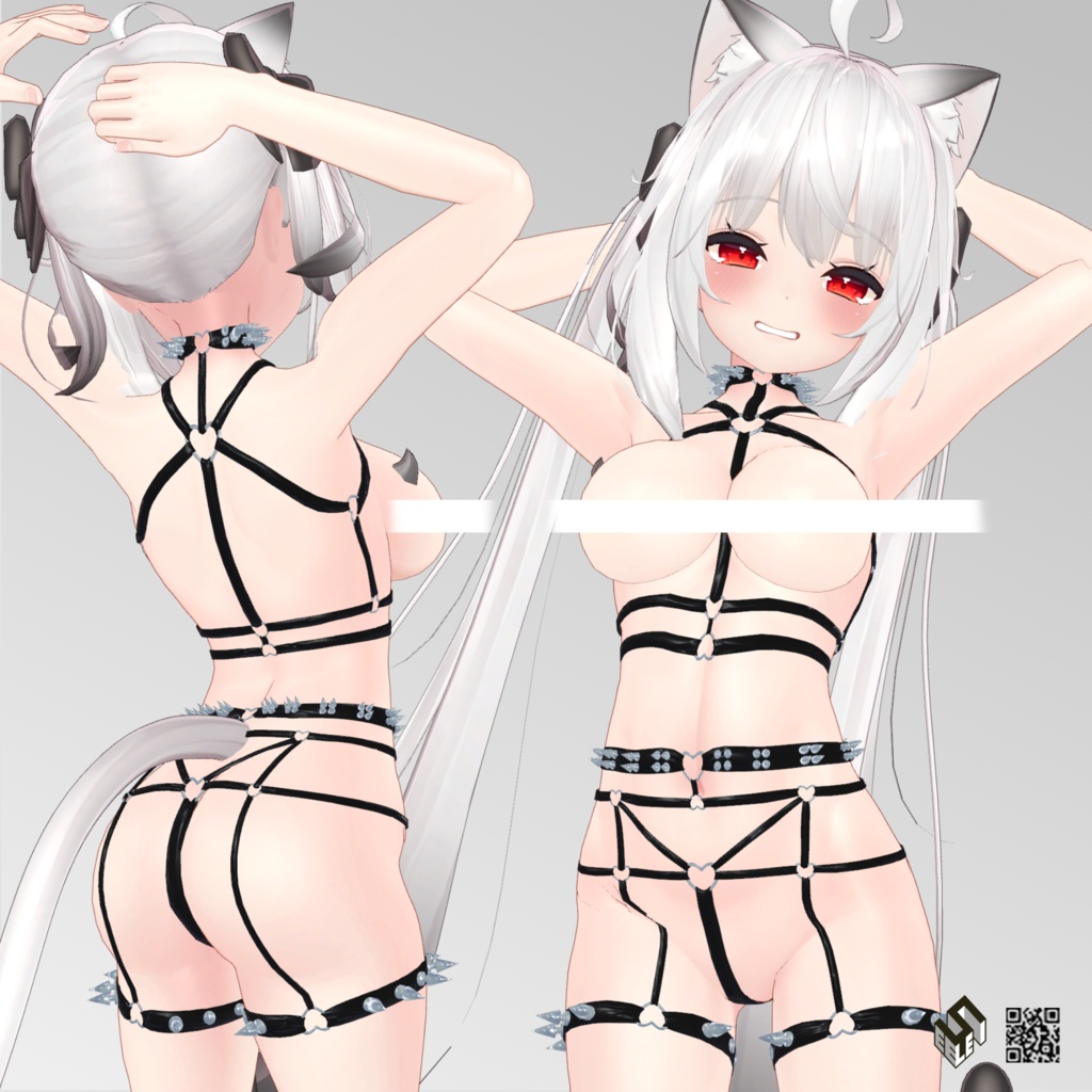 【舞夜用】ボディーハーネス『ゲファー』 - Body Harness『Gefahr』 - For Maya