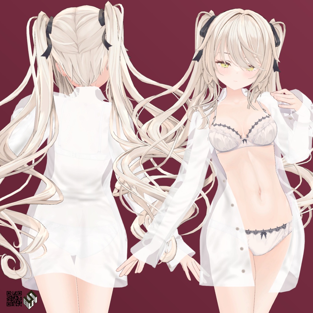 【ルゼブル用】 開き彼シャツ - Open Dress Shirt - for Lzebul