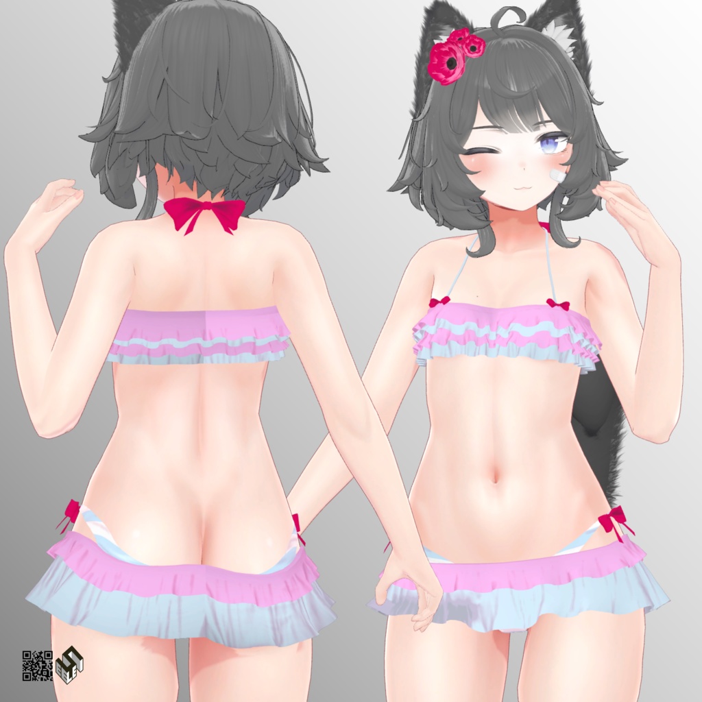 【ヴェール用】フリフリビキニ/ レオタードセーター Frill Bikini/ Leotard Sweater - for Velle