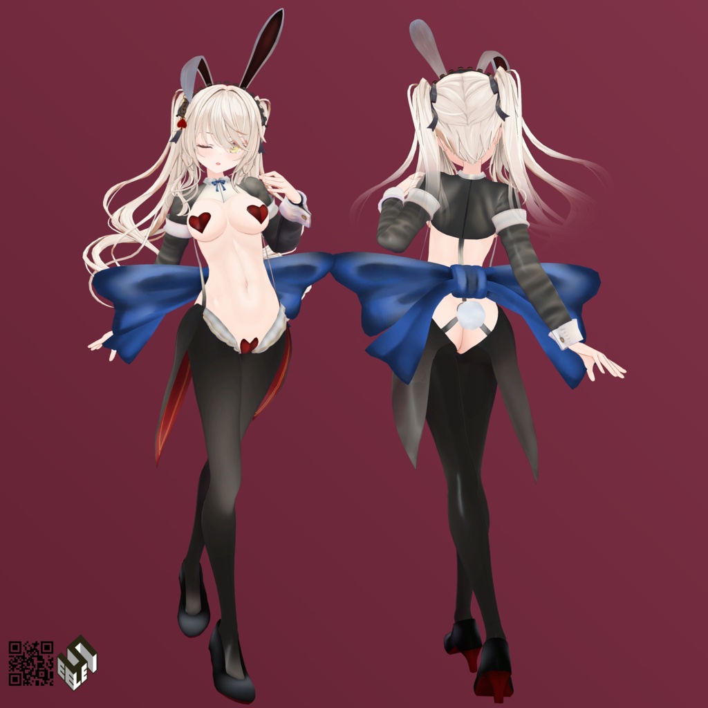 【ルゼブル用】逆バニー/ 猫ランジェリー - Reverse Bunny/ Neko Lingerie - For Lzebul