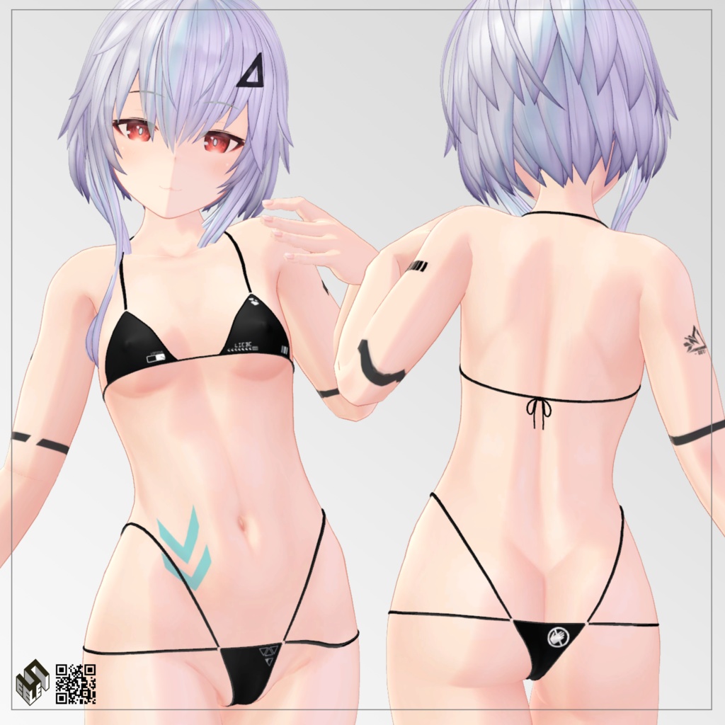 【シャーロピュア用】シンプルビキニ - Simple Bikini - for Shaclo -Pure-