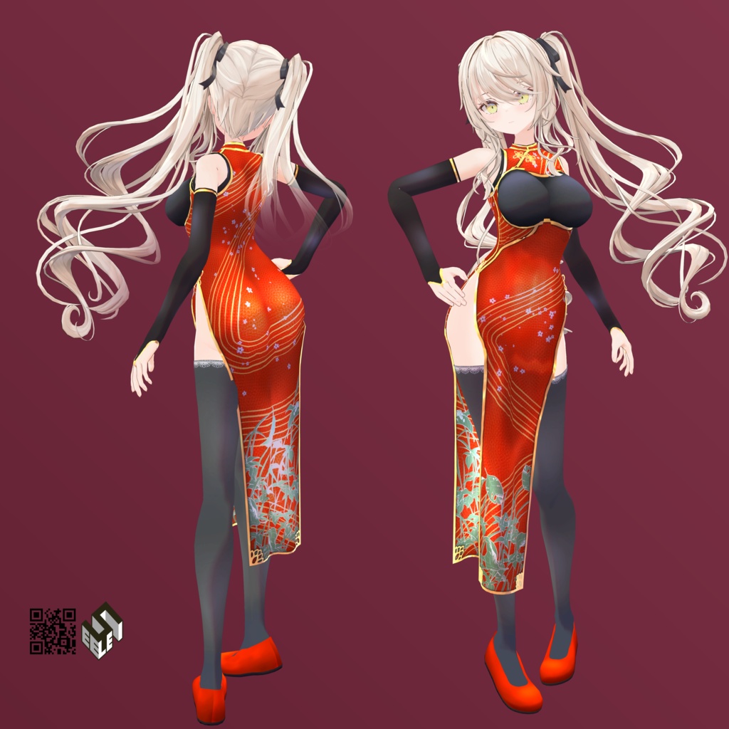 【ルゼブル用】チャイナドレス - China Dress - for Lzebul