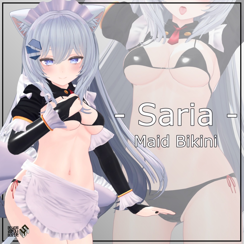 【サリア用】メイドビキニ - Maid Bikini - for Saria