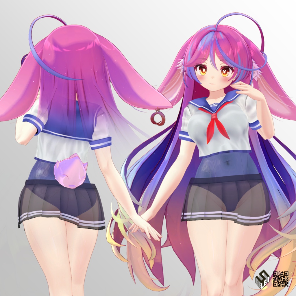 【伊奈波かや用】スポーツウエア/ ビキニポリス/ セーラースクール水着/ パンク『NEET』 - Sports Wear/ Bikini Police/ Punk - NEET -/ Sailor School Swimsuit - for Inaba Kaya