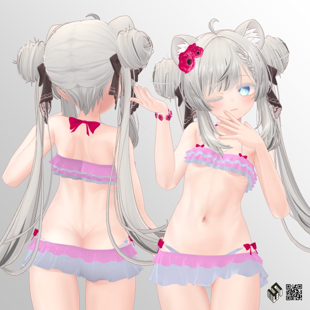 【マヌカ用】フリフリビキニ - Frill Bikini - for Manuka