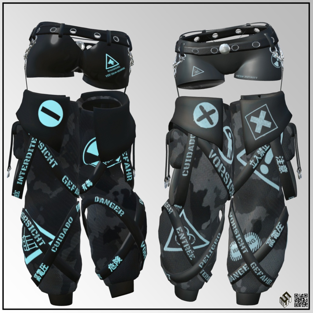 【12モデル対応】ズボン・バウ - Pants -Bau- For 12 Avatars