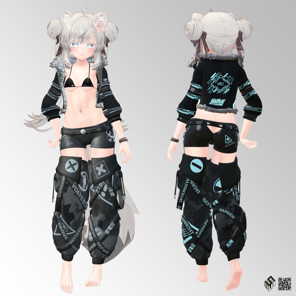 【12モデル対応】ズボン・バウ - Pants -Bau- For 12 Avatars